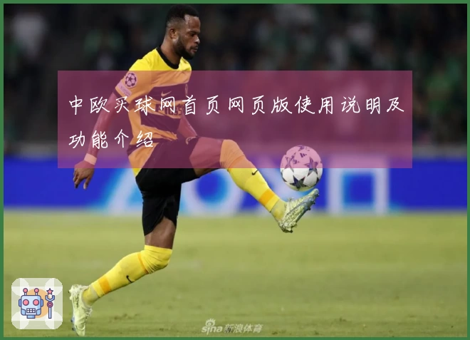 中欧买球网首页网页版使用说明及功能介绍
